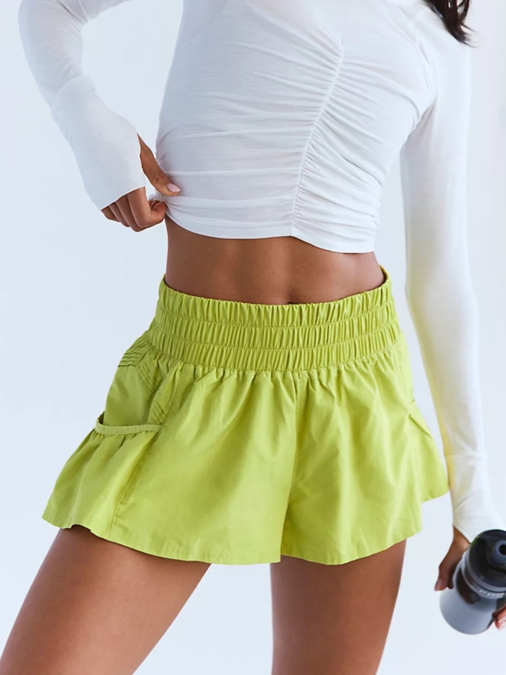NWT FP Movement Get Your Flirt On Shorts Honeydew Large